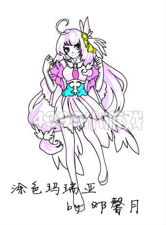 奥雅之光涂色优秀作品精选—玛瑞亚