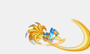 龙斗士九尾天狐技能展示(动态)