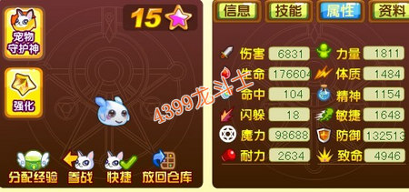 龙斗士白波利60级15星属性
