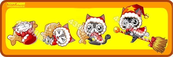 奥比岛圣诞贪吃猫-圣诞小飞猫变异进化图鉴及获得方法