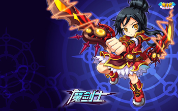 龙斗士女魔剑士图片 魔剑士壁纸