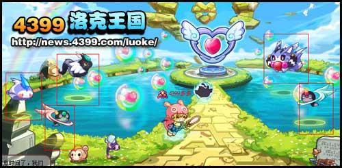 洛克王国世界BOSS大挑战 之五灵神兽