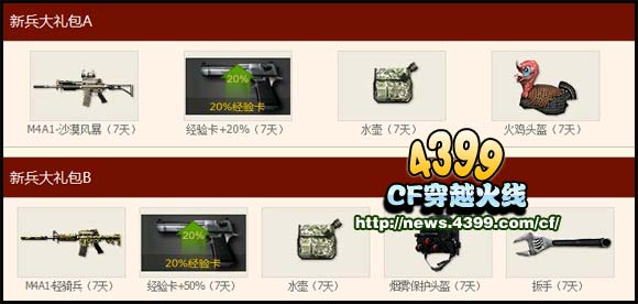 CF新年招募新火力活动 主流道具等你来拿