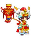 龙斗士元宵舞狮套装
