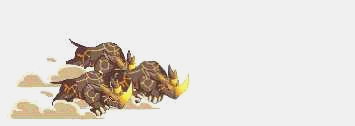 龙斗士怪物金角技能展示
