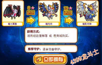 龙斗士暗无月守护什么