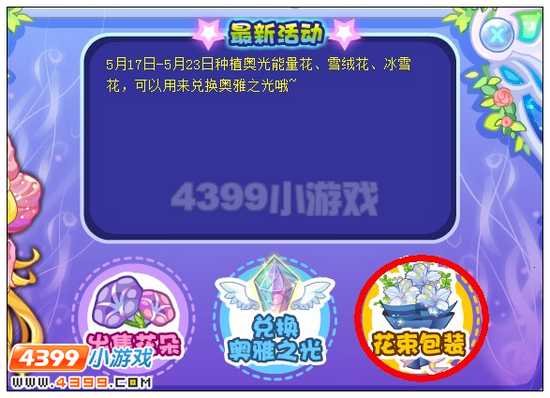 4399奥雅之光花束怎么包装 奥雅之光获得花束 