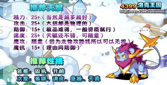 洛克王国金爪狂狮练级和鉴定