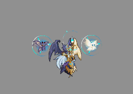 龙斗士双子星神动态技能展示