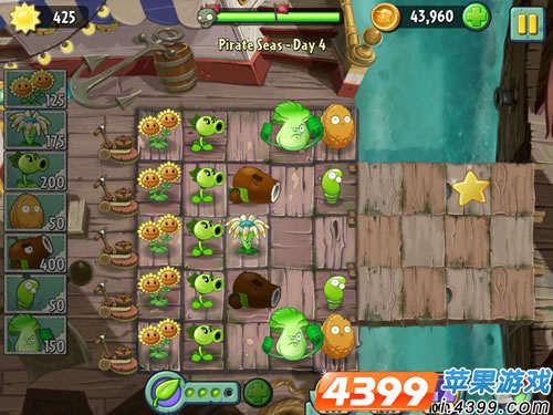 植物大战僵尸2海盗湾4攻略