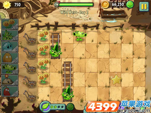 植物大战僵尸2狂野西部2攻略