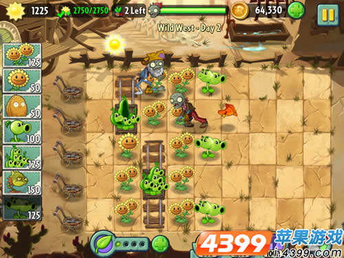 植物大战僵尸2狂野西部2攻略