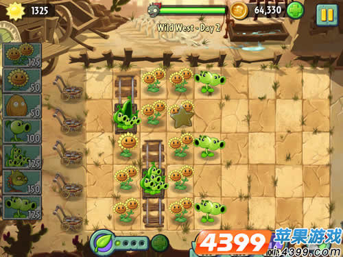 植物大战僵尸2狂野西部2攻略
