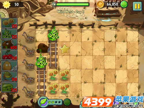 植物大战僵尸2狂野西部第3关攻略