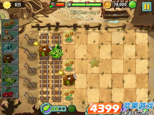 植物大战僵尸2狂野西部9攻略