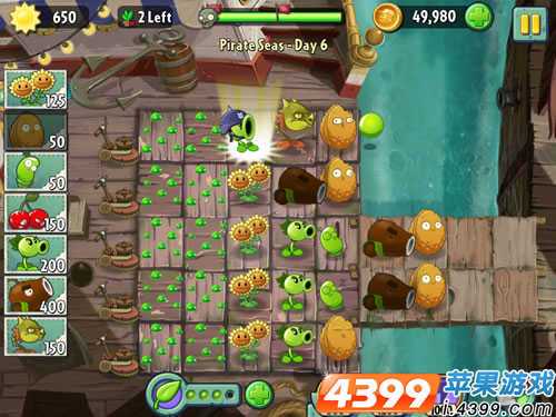 植物大战僵尸2海盗湾6攻略