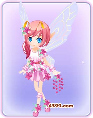 小花仙碎花夏天套装
