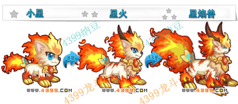 龙斗士星焰兽