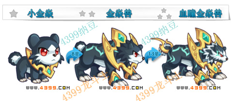 龙斗士血瞳金焱兽