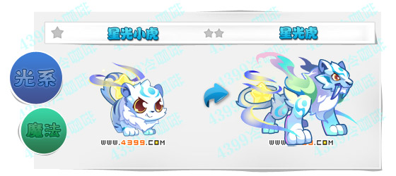 奥奇传说星光虎 星光小虎进化图鉴技能表特长