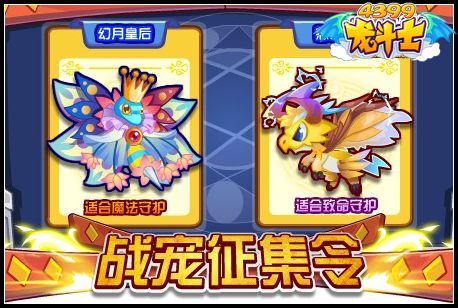 龙斗士战宠征集令