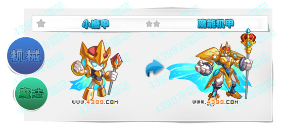 奥奇传说魔能机甲 小魔甲进化图鉴技能表特长