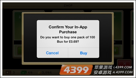ios7新增输入账户密码后确认购买产品功能