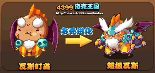 洛克王国超级瓦斯进化图