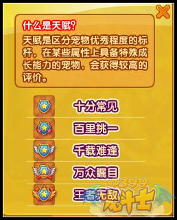 龙斗士天赋是什么