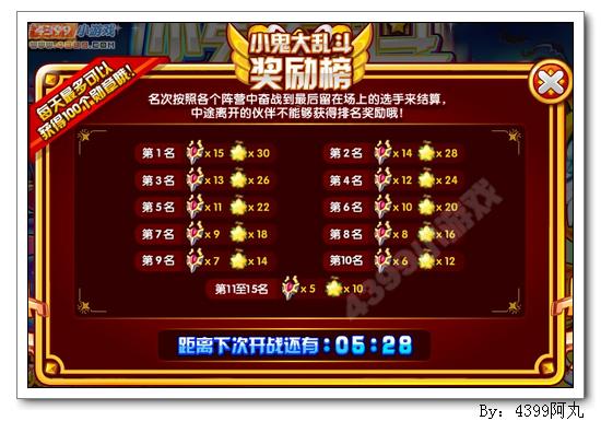 奥奇传说小鬼大乱斗 经验等你得