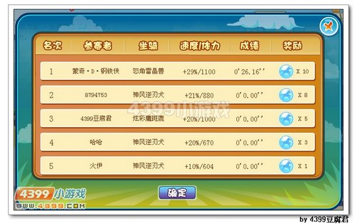 卡布西游坐骑大赛怎么玩
