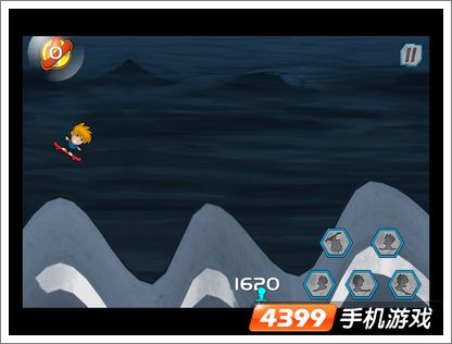地铁滑板极限操作