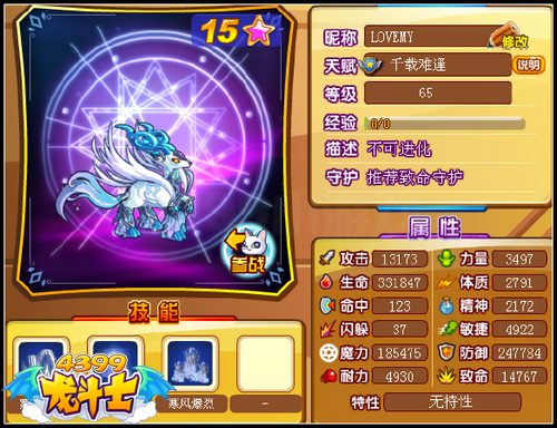 龙斗士寒风守护解析