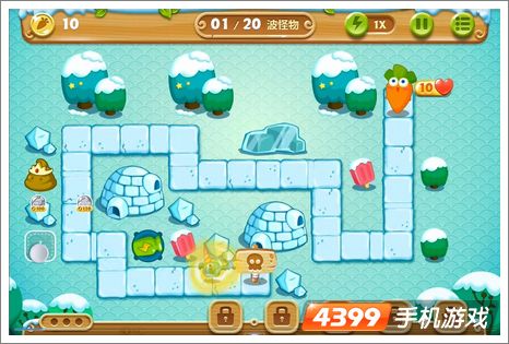 保卫萝卜2第2关攻略