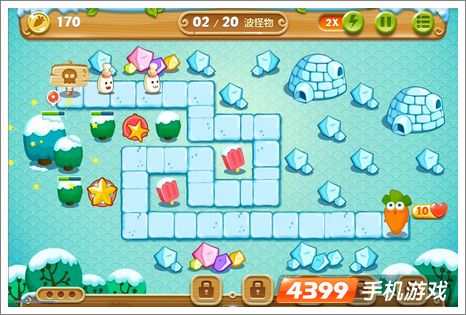 保卫萝卜2第3关攻略