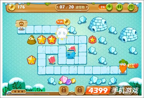 保卫萝卜2第3关攻略