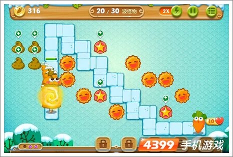 保卫萝卜2第5关攻略