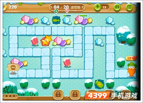 保卫萝卜2第4关攻略