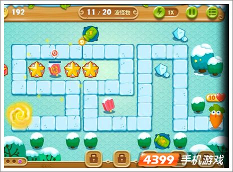 保卫萝卜2第4关攻略