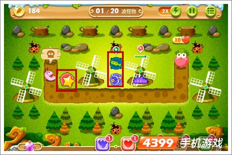 保卫萝卜2第23关攻略