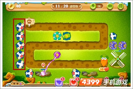 保卫萝卜2第27关攻略