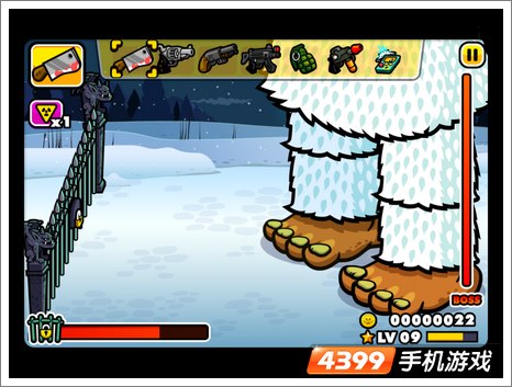 怪兽大破坏雪人