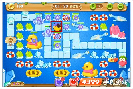 保卫萝卜2第43关攻略