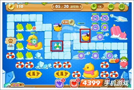 保卫萝卜2第43关攻略