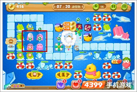 保卫萝卜2第43关攻略