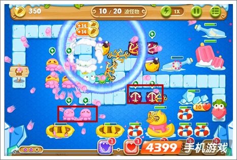 保卫萝卜2第43关攻略