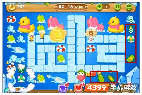 保卫萝卜2第46关攻略