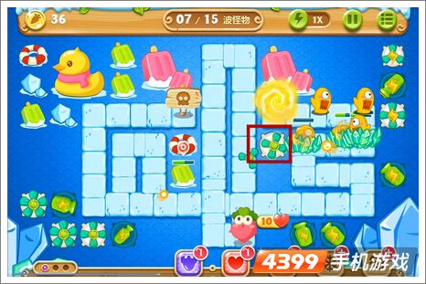 保卫萝卜2第46关攻略