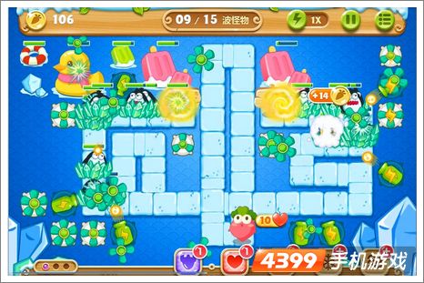 保卫萝卜2第46关攻略