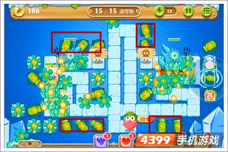 保卫萝卜2第46关攻略